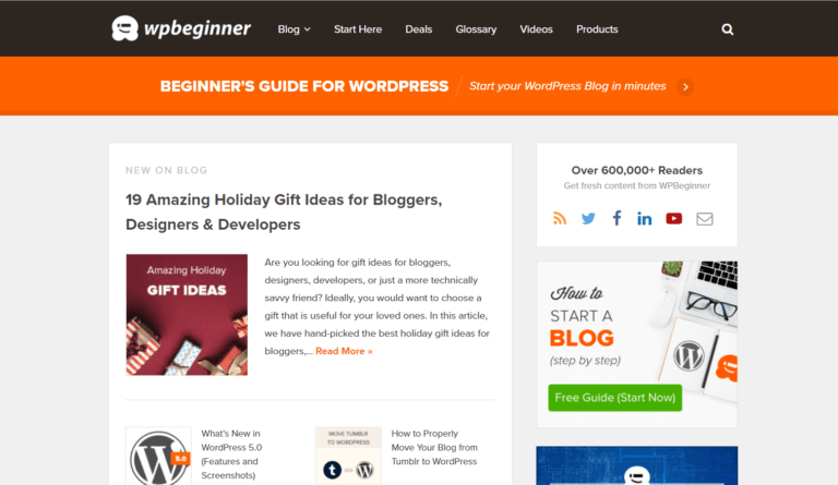 Make a website like WPBeginner in 1 minute – Ultimate Guide