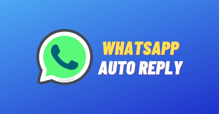 How to Enable Auto Reply to WhatsApp Messages?