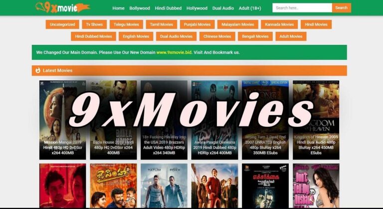 9xmovies – Download Bollywood, Hollywood, South Hindi Dubbed Movies