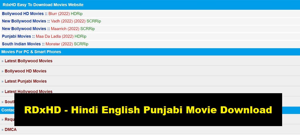 RDxHD 2023 - Latest Hindi English Punjabi Movie Download